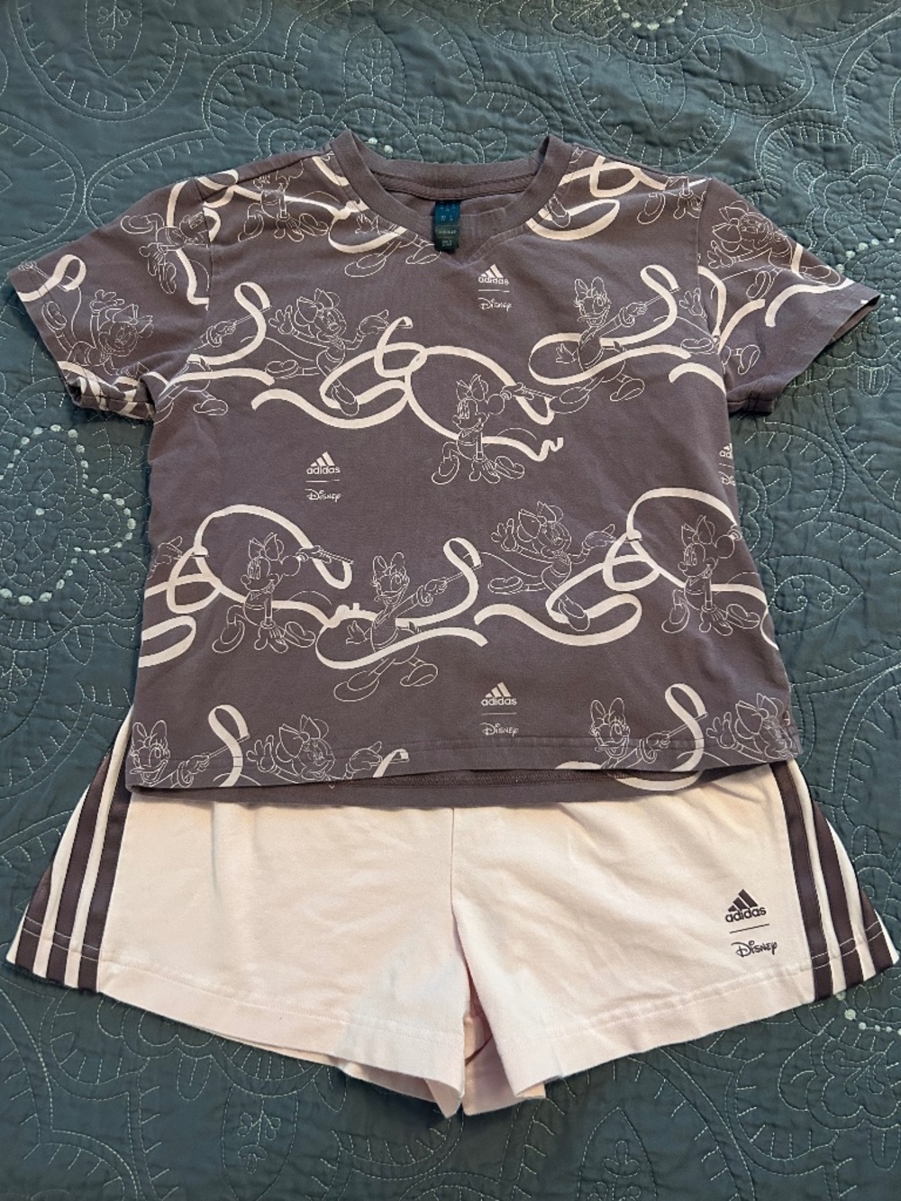 Adidas x Disney Girls Athletic Outfit Small